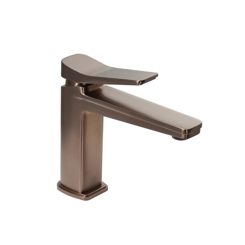 JTP Hix Brushed Bronze Bathroom Taps