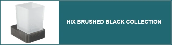 JTP Hix Brushed Black Accessories JTP Hix Brushed Black Accessories