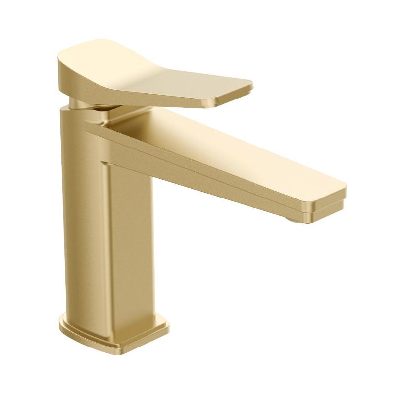 JTP Hix Brushed Brass Bathroom Taps