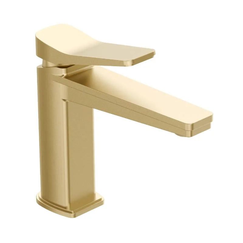JTP Hix Brushed Brass Bathroom Taps
