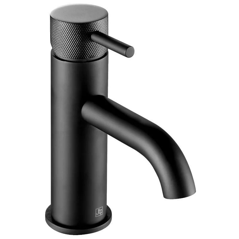JTP VOS Matt Black Bathroom Taps