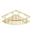 VOS Shower Corner Basket Brushed Brass