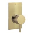 VOS Manual Shower Valve Brushed Brass