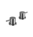 VOS Deck Mounted Valves Brushed Black
