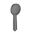 VOS Round Shower Handset Brushed Black
