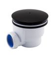 VOS Shower Waste Matt Black