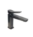 Hix Single Lever Basin Mixer Brushed Black