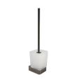 Hix Toilet Brush Holder Brushed Black