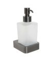 Hix Soap Dispenser Brushed Black