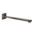 Hix Wall Mounted Shower Arm Brushed Black