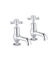 Grosvenor Cross Cloakroom Basin Taps Chrome