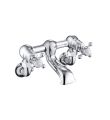 Grosvenor Cross Wall Bath Filler Chrome