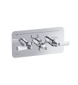 Grosvenor Lever 3 Handle 2 Way Shower Valve Chrome