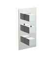 Athena 2-Way Vertical Thermostatic Shower Chrome