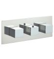 Athena 2-Way Horizontal Thermostatic Shower Chrome