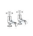Grosvenor Pinch Bath Taps Chrome