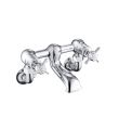 Grosvenor Pinch Wall Bath Filler Chrome