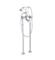 Grosvenor Pinch Freestanding Bath Shower Mixer Chrome