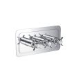 Grosvenor Pinch 3 Handle 2 Way Shower Valve Chrome