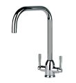 Camillo Monobloc Twin Lever Sink Mixer