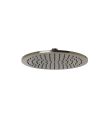 VOS 250mm Round Shower Head Brushed Black