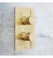 VOS Designer 2 Way Thermostatic Shower Valve Brass