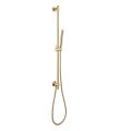 VOS Slide Rail Shower Kit Slim Handset Brass