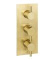 VOS 3 Lever 2 Way Vertical Shower Valve Brass