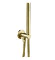 VOS Wall Outlet Slim Handset Shower Kit Brass