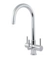 Verona 3 Lever Mixer And Cold Filter Tap Chrome