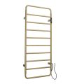 Aero 1130 Electric Towel Rail Brushed Brass