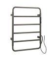 Aero 640 Electric Towel Rail Brushed Black