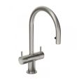 Hesta Twin Lever Sink Mixer Brushed Nickel