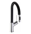 Virtue Nero Single lever Mixer with Pull Out Spray