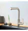 Auriga Single Lever Monobloc with 'L' Swivel Spout Brushed Nickel CW00114BN