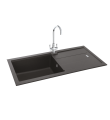 Carron Phoenix Bali 105 1 Bowl Inset Sink Onyx