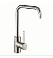 1810 Cascata Square Spout Sink Mixer Brushed Steel