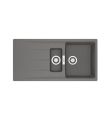 Franke Centro 1.5 Bowl Inset Sink Stone Grey