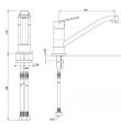 Cinnamon Kitchen Sink Mixer