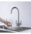 Eclipse Tri-Spa Filter Tap with Swivel Spout Chrome 2