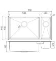 Jazz 1.5 Large Bowl LH Kitchen Sink Stainless Steel Tech