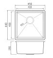 Jazz 1 Medium Bowl Kitchen Sink Stainless Steel Tech