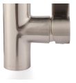 Sheratan Side Lever Sink Mixer Brushed Nickel 2