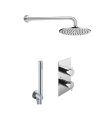 Kio 2-Way Thermostatic Shower Pack Chrome