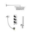 Form 3-Way Thermostatic Shower Pack Chrome