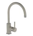 Courbe Curved Spout Sink Mixer White