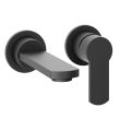 Wisp Basin 2 Hole Set Matt Black 