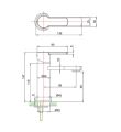 Wisp Mini Basin Mixer Matt Black Tech