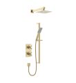 Cruzar 2-Way Recessed Shower Valve Kit Brushed Brass