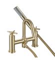 Cruzar Bath Shower Mixer Brushed Brass